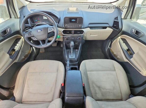MAJ3P1RE3JC214788 2018 FORD ECOSPORT Gray წინა პანელის ხედი