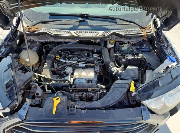 MAJ3P1RE3JC214788 2018 FORD ECOSPORT Gray ძრავის განყოფილების ხედი