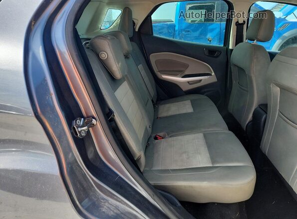 MAJ3P1RE3JC214788 2018 FORD ECOSPORT Gray უკანა სალონის ხედი