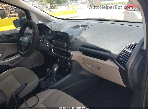 MAJ3P1RE8JC197891 2018 FORD ECOSPORT Черный Вид салона спереди