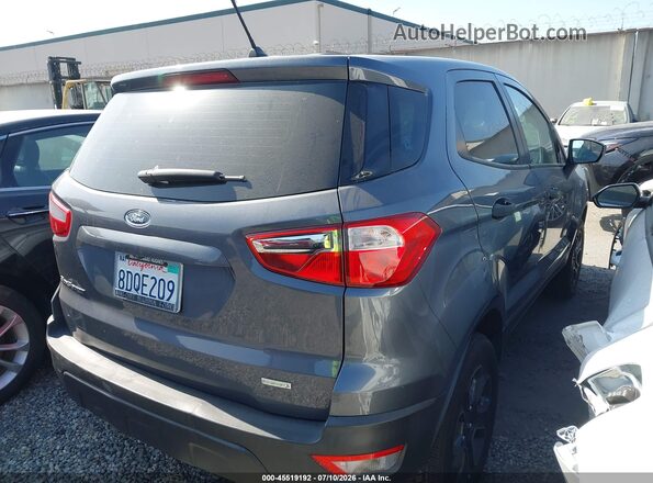 MAJ3P1RE9JC161062 2018 FORD ECOSPORT Gray Задня права чверть