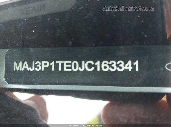 MAJ3P1TE0JC163341 2018 FORD ECOSPORT Silver 