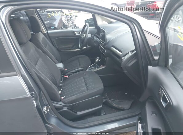 MAJ3P1TE0JC163355 2018 FORD ECOSPORT Gray წინა სალონის ხედი