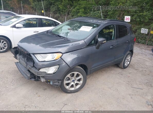 MAJ3P1TE0JC163355 2018 FORD ECOSPORT Gray წინა მარცხენა ხედი სამი მეოთხედიდან