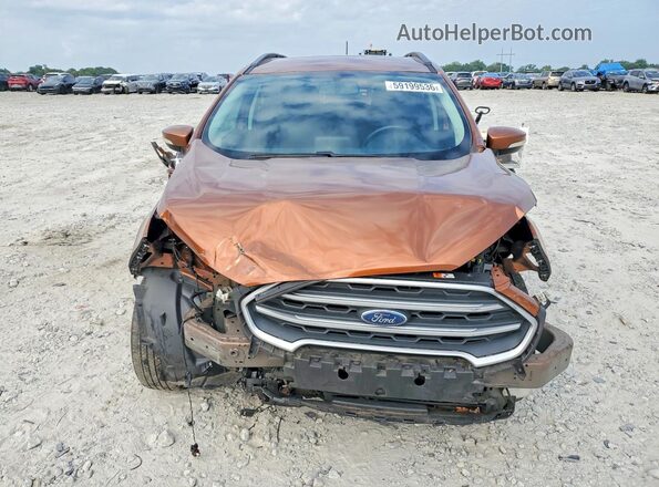 MAJ3P1TE0JC200128 2018 FORD ECOSPORT Brown Front view