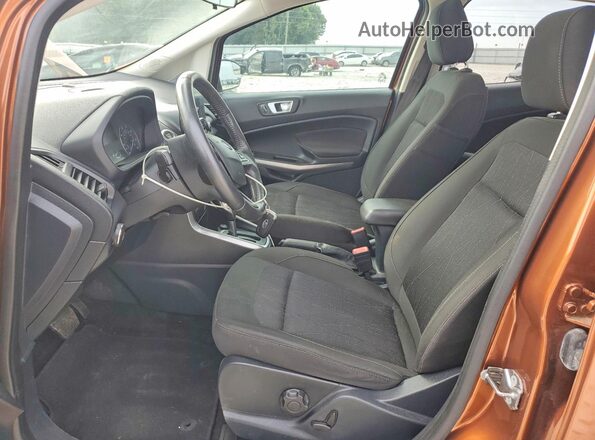 MAJ3P1TE0JC200128 2018 FORD ECOSPORT Brown Front interior view