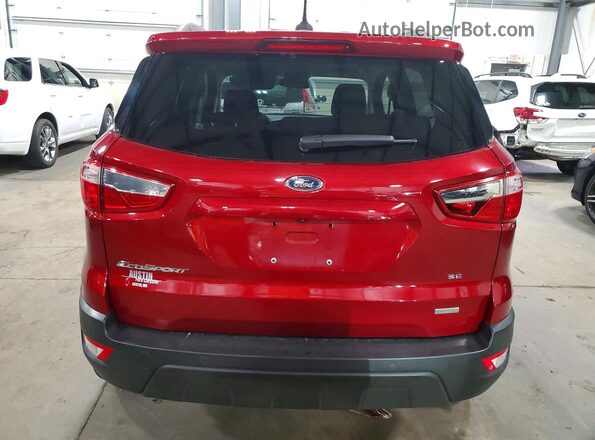 MAJ3P1TE0JC219973 2018 FORD ECOSPORT Красный Вид сзади