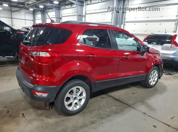 MAJ3P1TE0JC219973 2018 FORD ECOSPORT Красный Задняя правая четверть