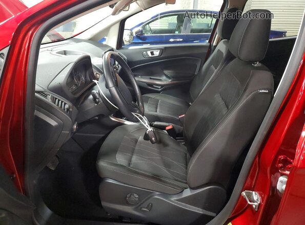 MAJ3P1TE0JC219973 2018 FORD ECOSPORT Красный Вид салона спереди