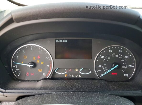 MAJ3P1TE0JC226650 2018 FORD ECOSPORT Серебряный Вид щитка приборов