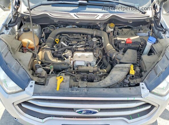 MAJ3P1TE0JC226650 2018 FORD ECOSPORT Серебряный Вид подкапотного пространства