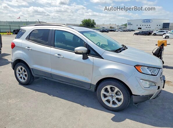 MAJ3P1TE0JC226650 2018 FORD ECOSPORT Серебряный Передняя правая четверть