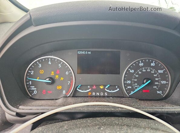 MAJ3P1TE0JC229855 2018 FORD ECOSPORT Угольный Вид щитка приборов