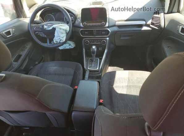 MAJ3P1TE0JC239995 2018 FORD ECOSPORT Blue Vista del salpicadero