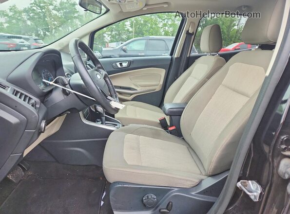 MAJ3P1TE1JC220162 2018 FORD ECOSPORT Черный Вид салона спереди
