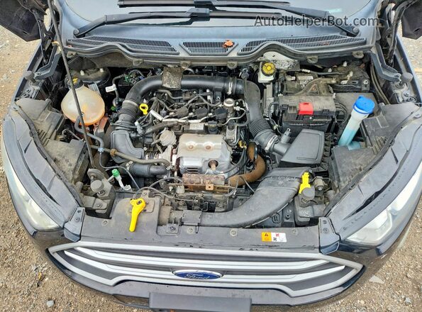 MAJ3P1TE1JC220162 2018 FORD ECOSPORT Черный Вид задней части салона