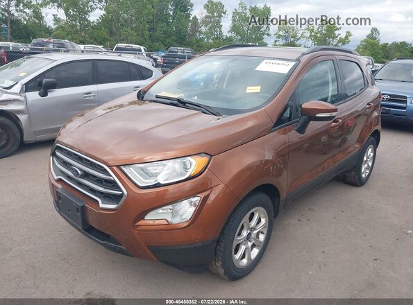 MAJ3P1TE1JC244090 2018 FORD ECOSPORT Оранжевый Передняя левая четверть