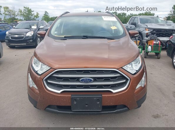 MAJ3P1TE1JC244090 2018 FORD ECOSPORT Оранжевый Вид щитка приборов