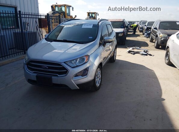 MAJ3P1TE1JC244588 2018 FORD ECOSPORT Silver Vista tres cuartos delantera izquierda
