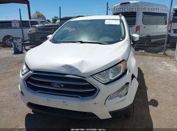 MAJ3P1TE2JC170808 2018 FORD ECOSPORT White Вид щитка приладів