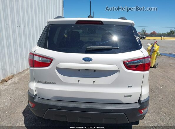 MAJ3P1TE2JC170808 2018 FORD ECOSPORT White 