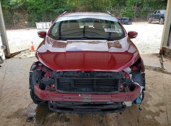 MAJ3P1TE2JC225306 2018 FORD ECOSPORT Red Front view