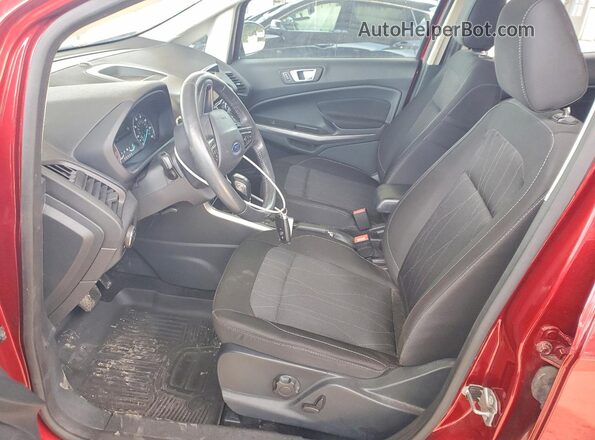 MAJ3P1TE2JC225306 2018 FORD ECOSPORT Red Front interior view