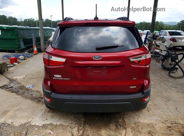 MAJ3P1TE2JC225306 2018 FORD ECOSPORT Red Rear view