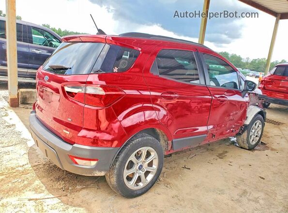 MAJ3P1TE2JC225306 2018 FORD ECOSPORT Red Rear right