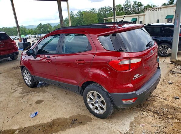 MAJ3P1TE2JC225306 2018 FORD ECOSPORT Red Rear left