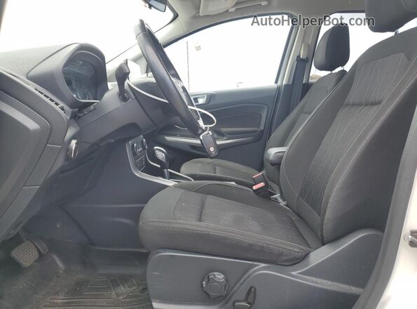MAJ3P1TE4JC227378 2018 FORD ECOSPORT White წინა სალონის ხედი