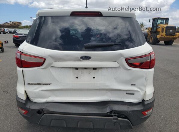 MAJ3P1TE4JC227378 2018 FORD ECOSPORT White უკანა ხედი