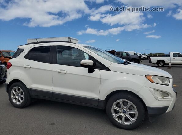MAJ3P1TE4JC227378 2018 FORD ECOSPORT White წინა მარჯვენა