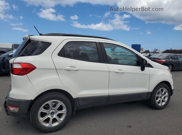 MAJ3P1TE4JC227378 2018 FORD ECOSPORT White უკანა მარჯვენა
