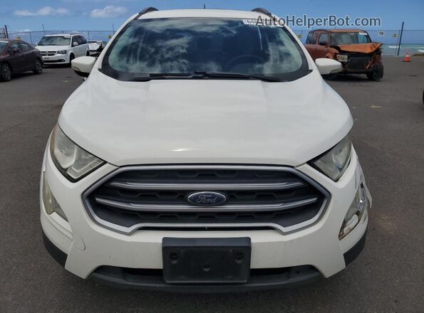 MAJ3P1TE4JC227378 2018 FORD ECOSPORT White წინა ხედი
