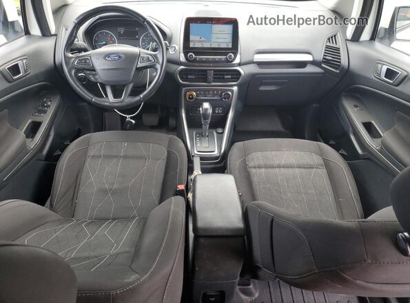 MAJ3P1TE4JC227378 2018 FORD ECOSPORT White წინა პანელის ხედი