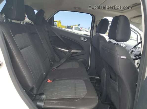MAJ3P1TE4JC227378 2018 FORD ECOSPORT White უკანა სალონის ხედი