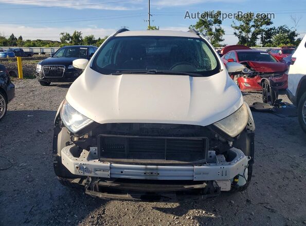 MAJ3P1TE5JC217359 2018 FORD ECOSPORT White Widok z przodu