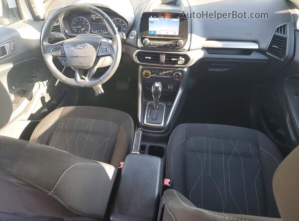 MAJ3P1TE5JC217359 2018 FORD ECOSPORT White Widok deski rozdzielczej