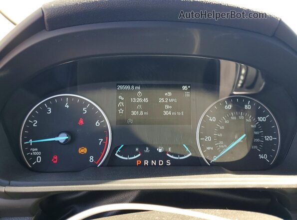 MAJ3P1TE7JC194554 2018 FORD ECOSPORT Серый Вид щитка приборов