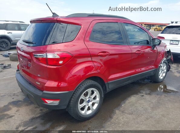 MAJ3P1TE7JC237130 2018 FORD ECOSPORT Red Rear right