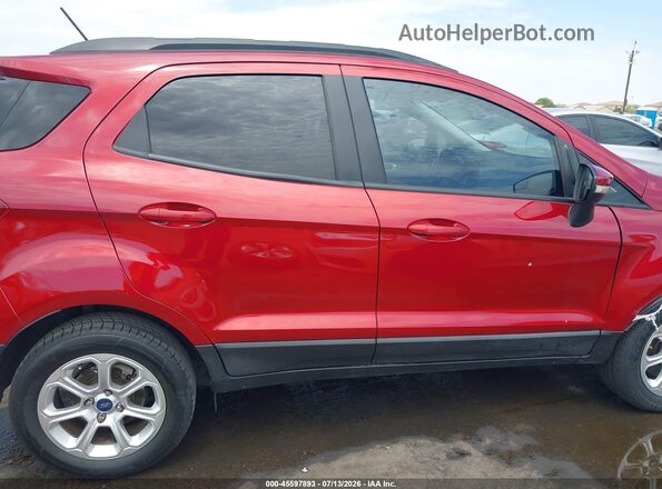 MAJ3P1TE7JC237130 2018 FORD ECOSPORT Red Rear interior view