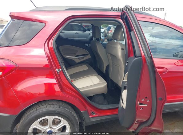 MAJ3P1TE7JC237130 2018 FORD ECOSPORT Red VIN sticker view