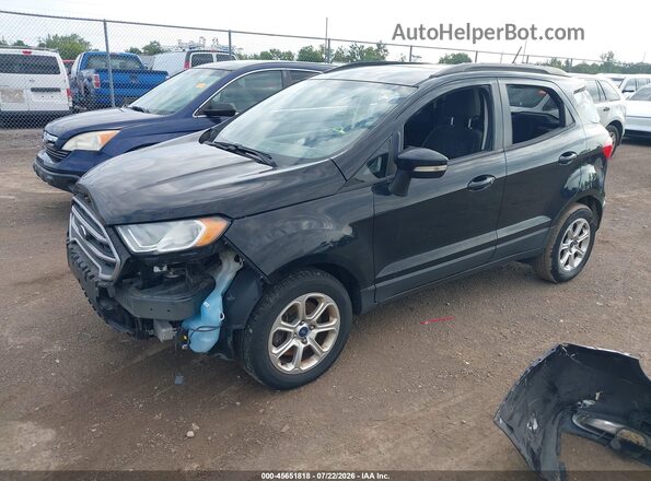 MAJ3P1TE8JC160591 2018 FORD ECOSPORT Black Przód lewy