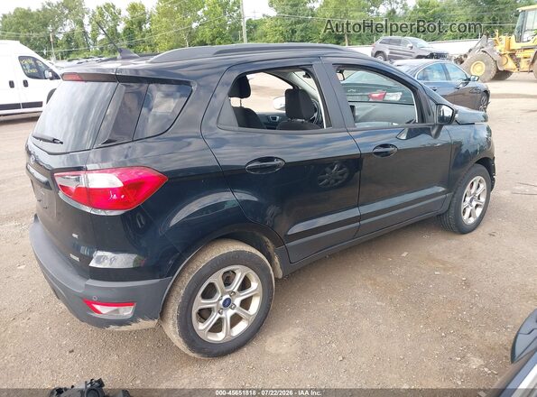 MAJ3P1TE8JC160591 2018 FORD ECOSPORT Black Tył prawy