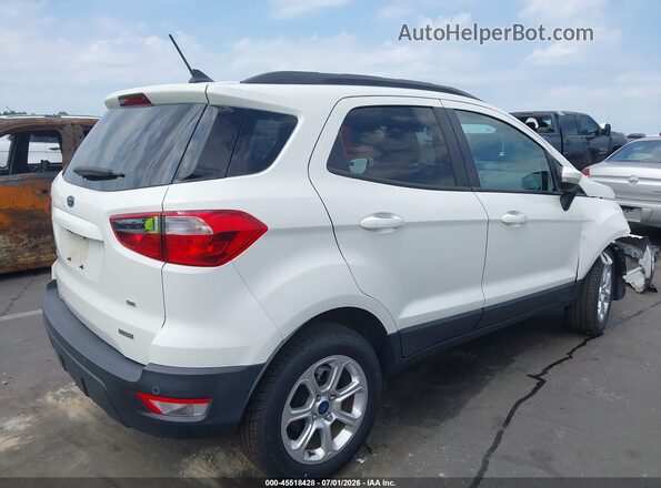 MAJ3P1TE8JC177178 2018 FORD ECOSPORT White Հետևի աջ