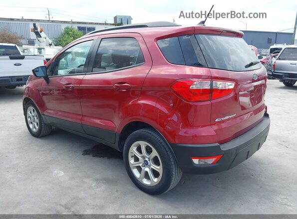 MAJ3P1TE8JC187659 2018 FORD ECOSPORT Red Trasero izquierdo