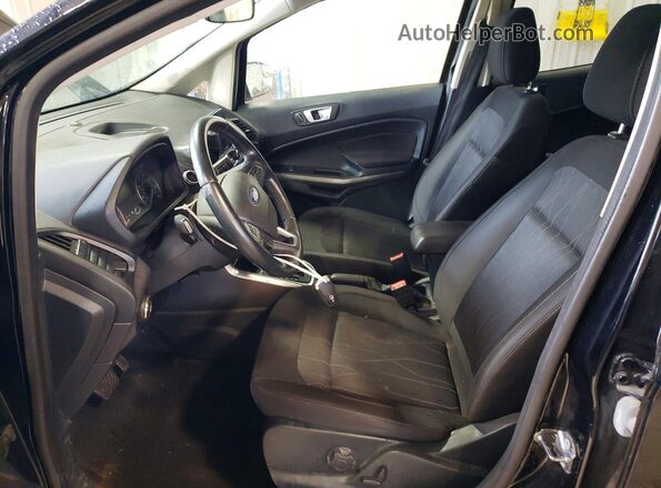 MAJ3P1TE8JC204332 2018 FORD ECOSPORT Black Вид салону спереду