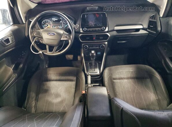MAJ3P1TE8JC204332 2018 FORD ECOSPORT Black Вид панелі приладів