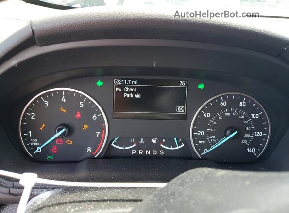 MAJ3P1TE8JC217517 2018 FORD ECOSPORT Gray Vista del cuadro de instrumentos
